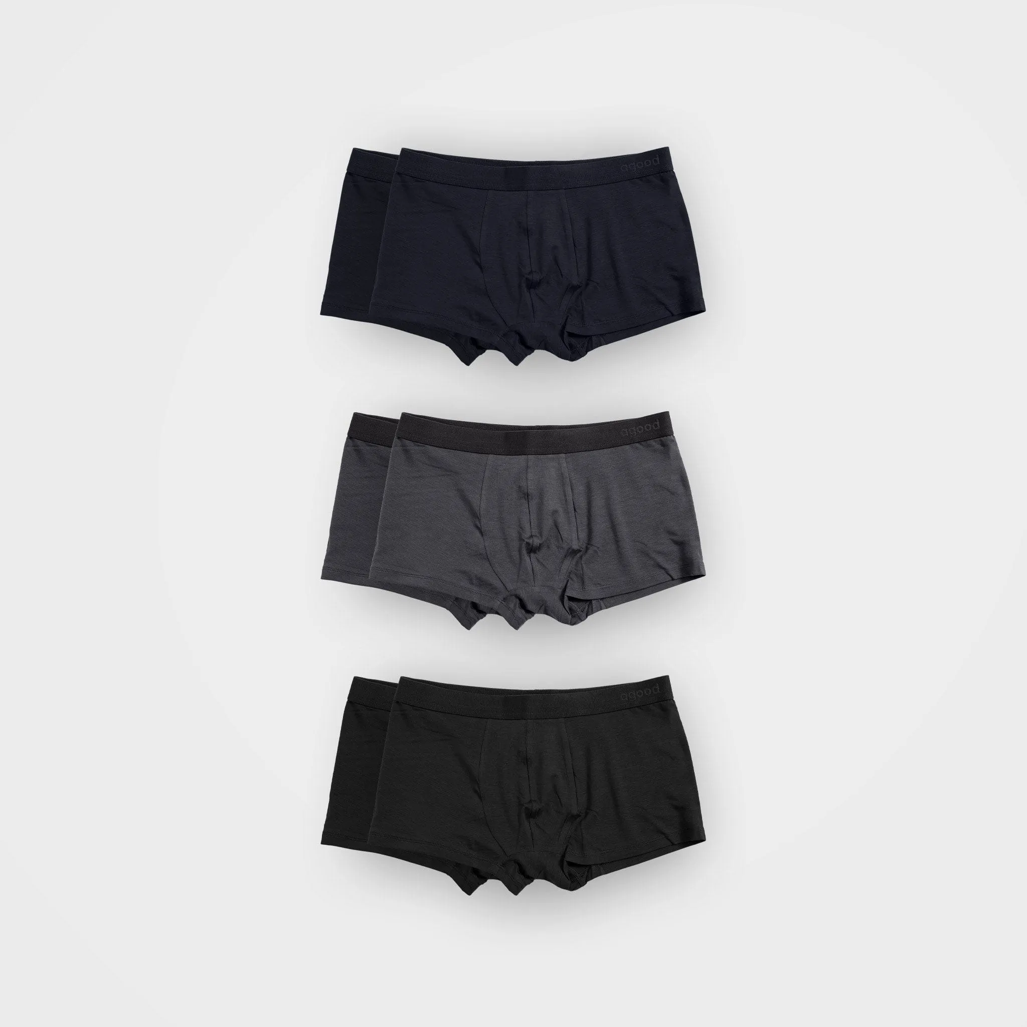 Men's Boxer Trunk, 3 Colours - 6 Pack | TENCEL™ Lyocell