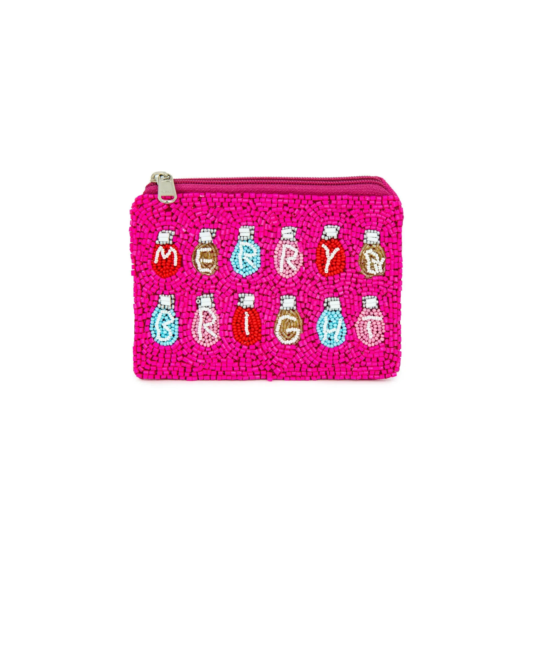 Merry and Bright Beaded Pouch