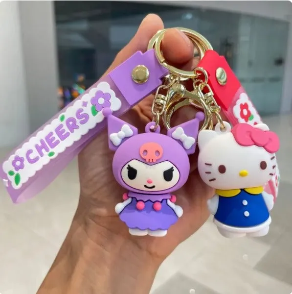 Mini Cute Chracters  Keychains.