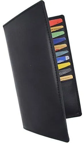 Moga Genuine Leather Men's Deluxe Bifold Multi Credit Card Case ID Wallet