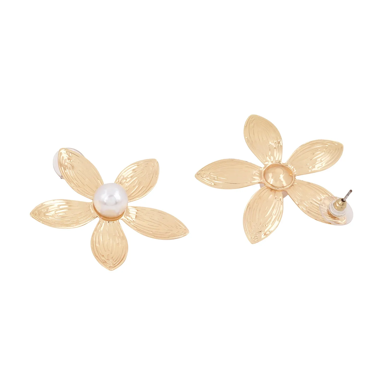 Oleander Gold Earrings