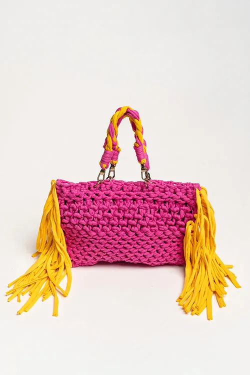 One 'O' Eight Knots Bloom T-Shirt Yarn Bag