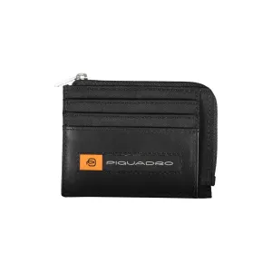 Piquadro Black ECONYL Men Wallet