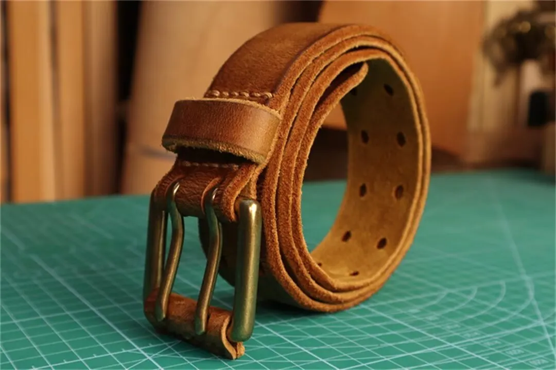 Premium Cowskin Belt with Elegant Buckle