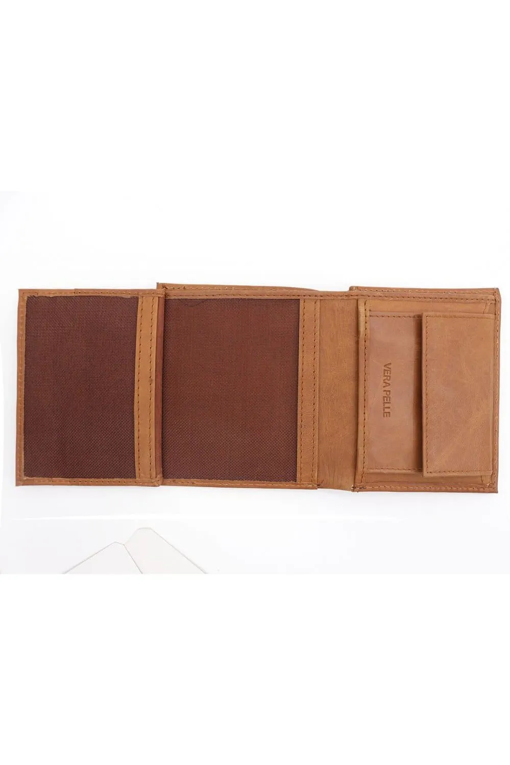 R Roncato Leather Wallet, Equipped With Spaces for Credit Cards, Documents in Card Format and Banknotes