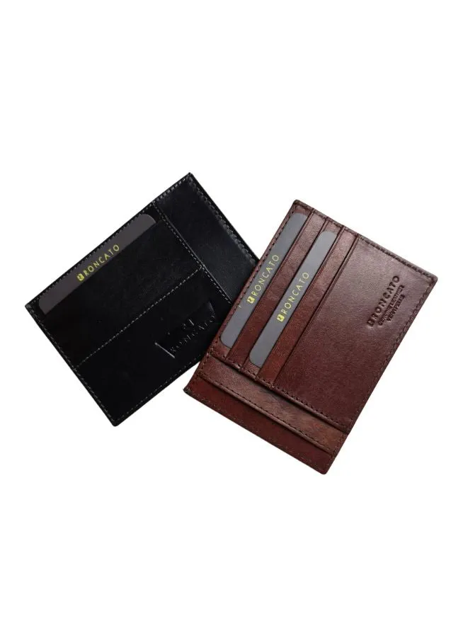 R Roncato Leather Wallet for Men – Premium Leather Wallet with Slots for Banknotes, Credit Cards & Coin Pocket