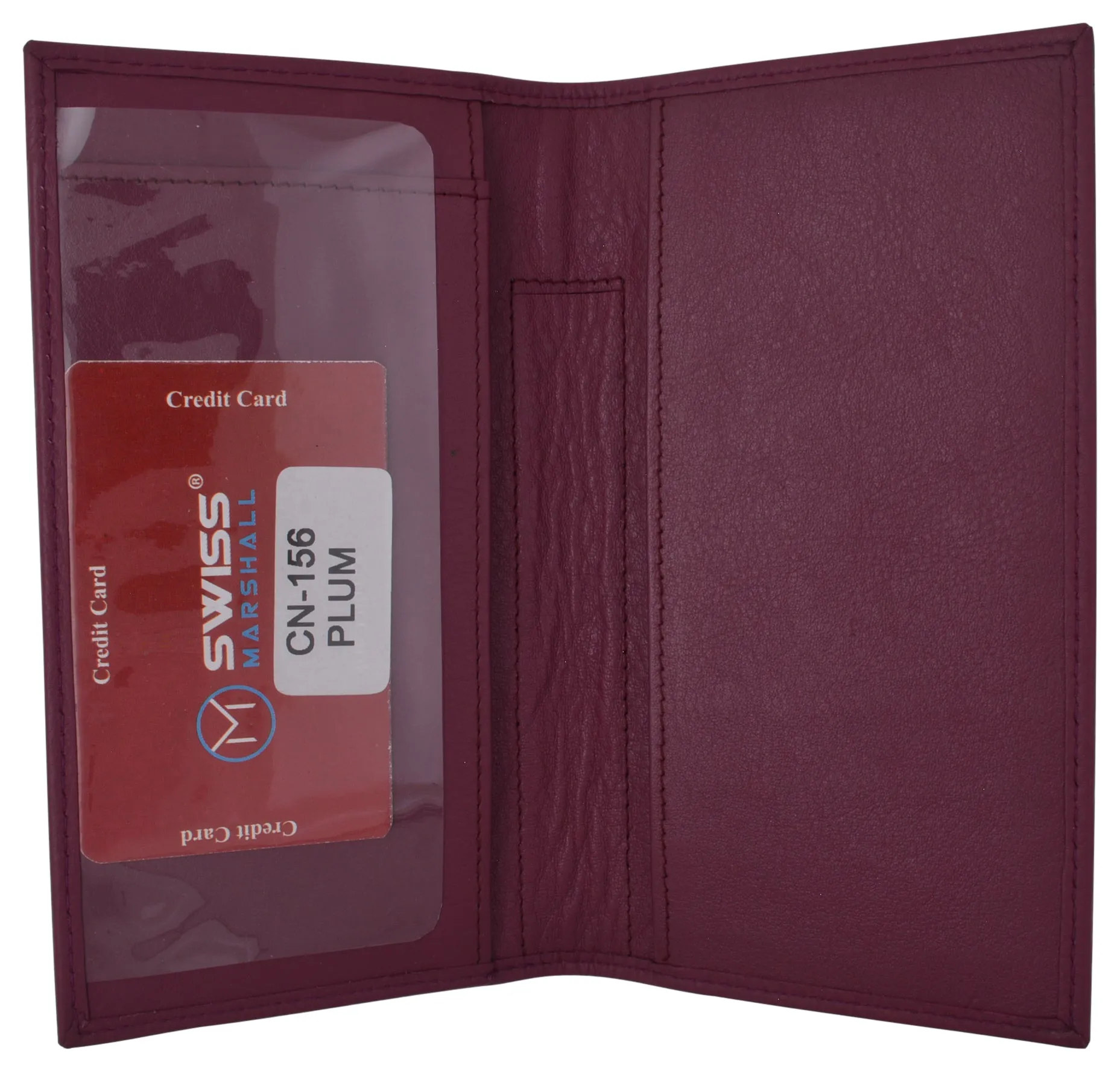 RFID Unisex Checkbook cover-Duplicate Checks Premium Soft Quality Leather