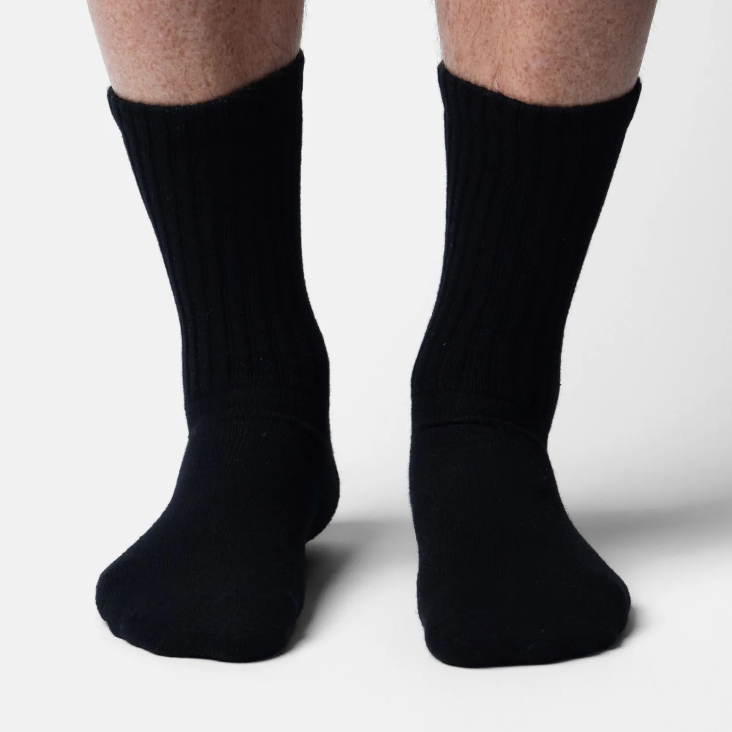 Ridge Everyday Crew Socks 3-Pack - Royal Black