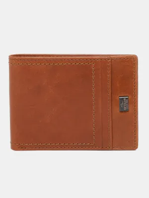 Spykar Men Brown Leather Wallet