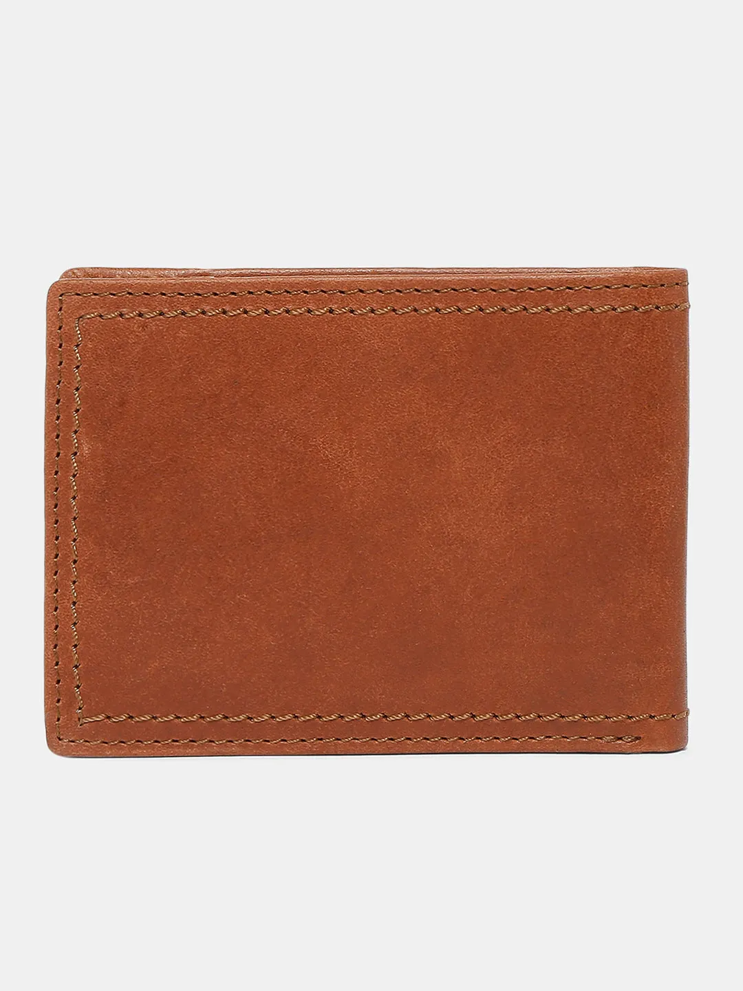 Spykar Men Brown Leather Wallet