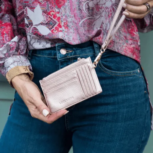 Tahlia Cardholder | Pink Champagne