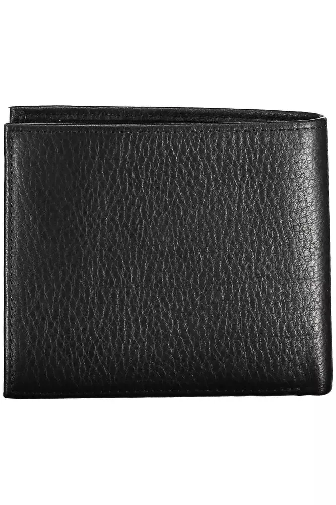 Tommy Hilfiger Black Leather Men Wallet