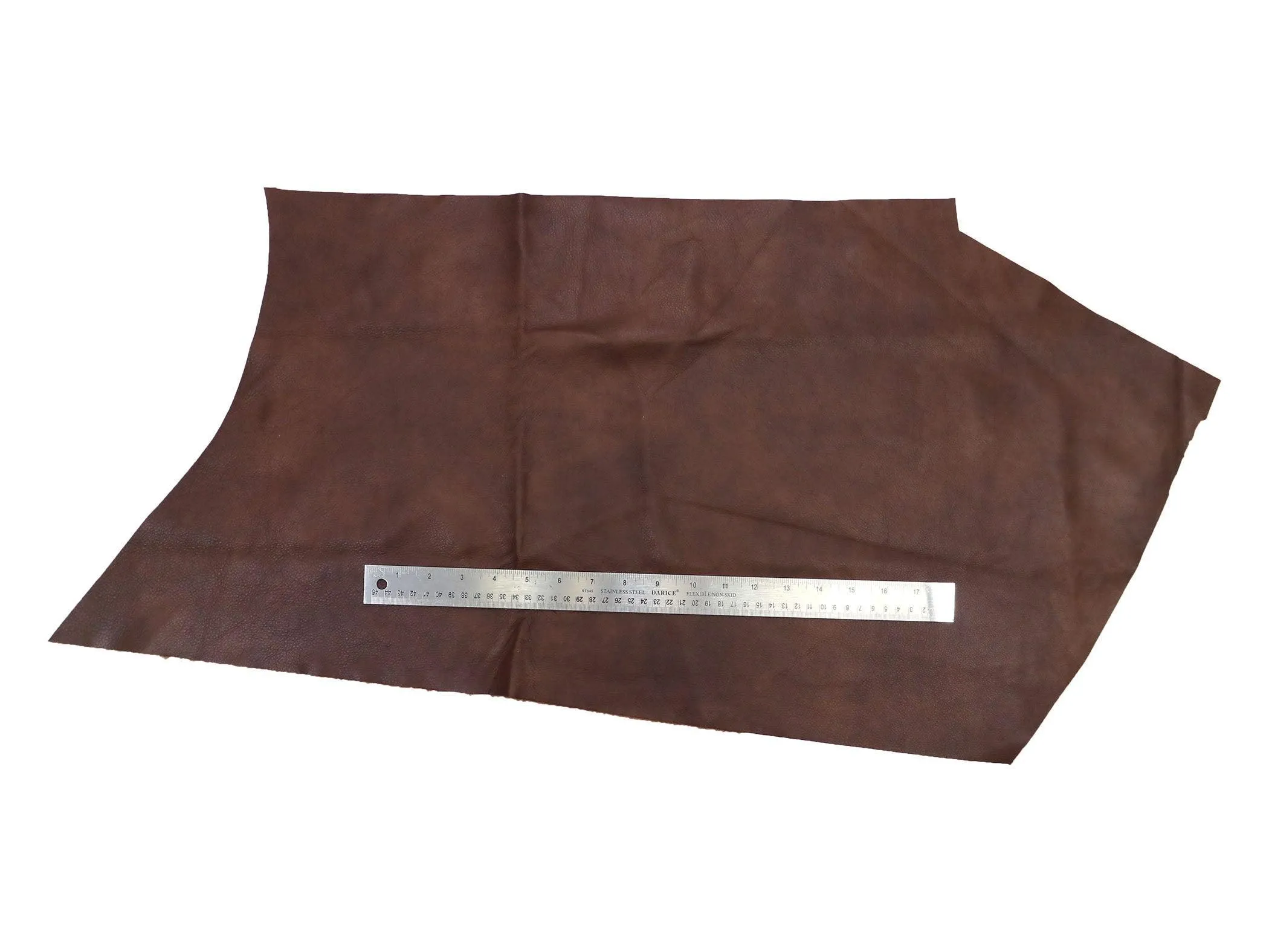 Upholstery Leather Remnants, Premium Mixed Browns