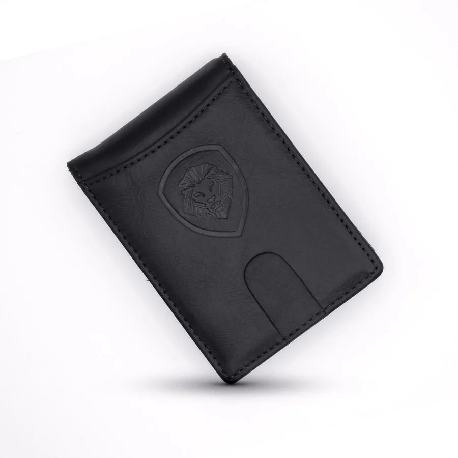 Valuetainment Black Premium leather fold Wallet