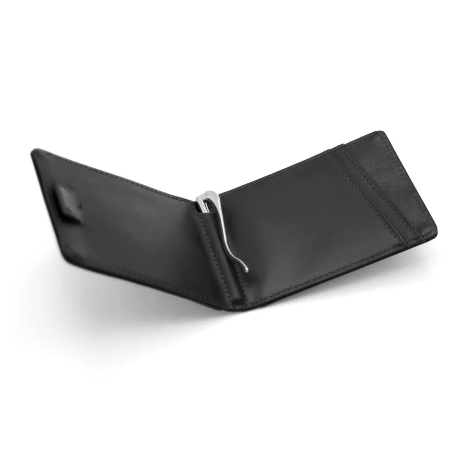 Valuetainment Black Premium leather fold Wallet