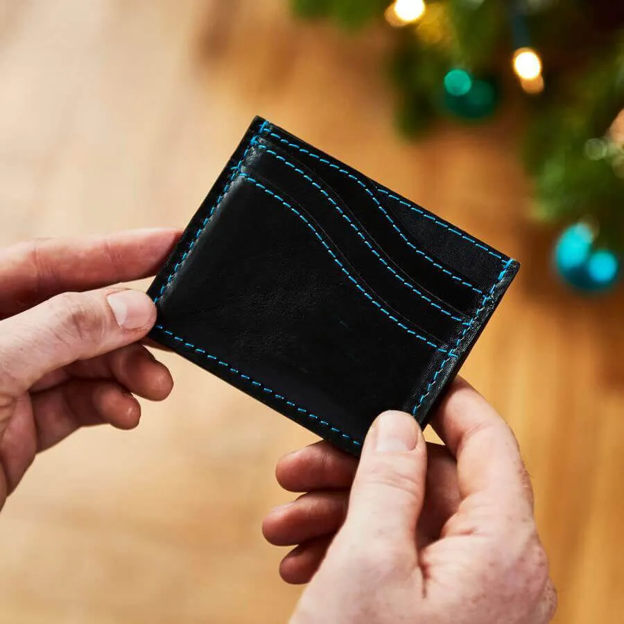 Wave Leather Credit Card Holder